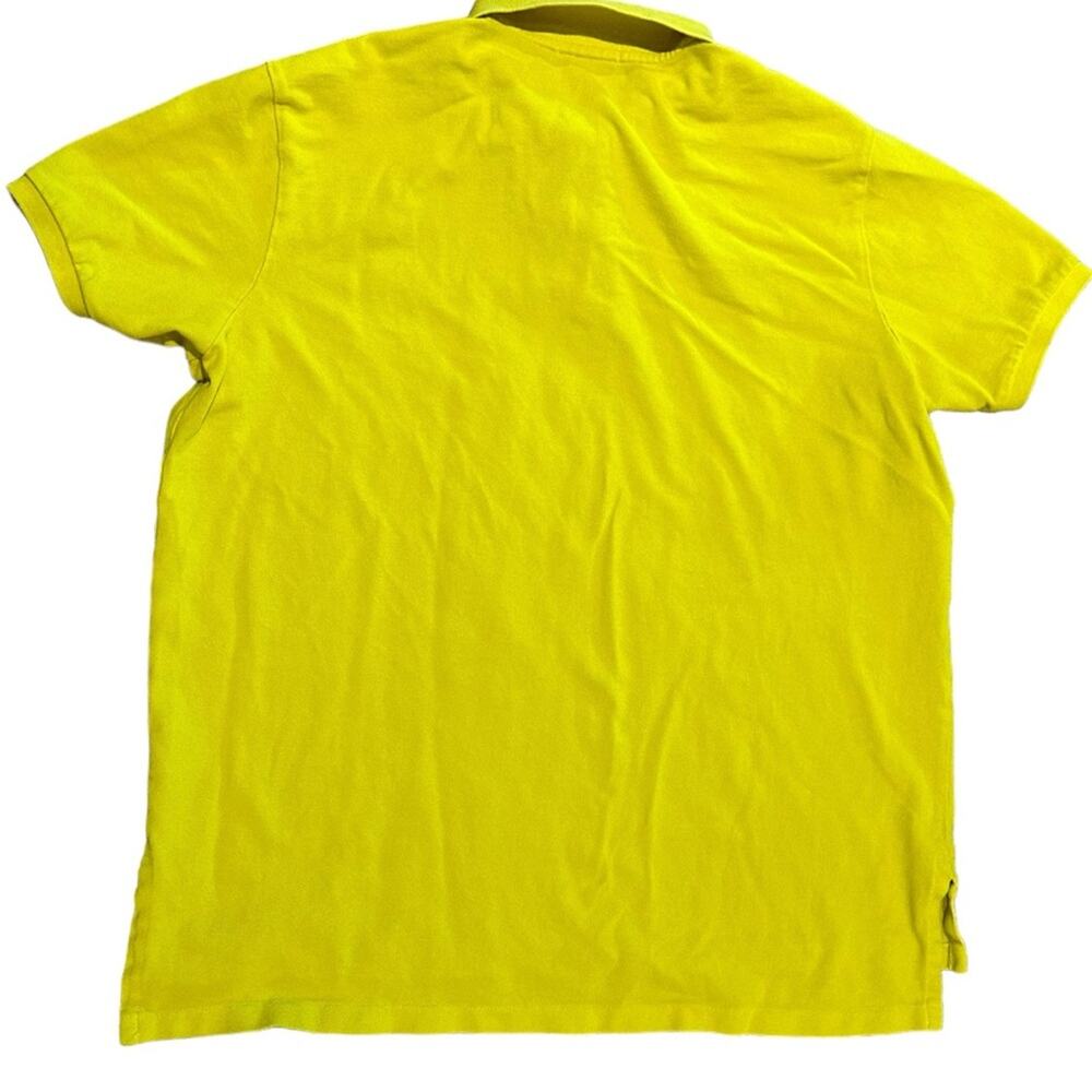 Polo Ralph Lauren Men’s Xl Electric Yellow Short Sleeve Polo Style Shirt View 2